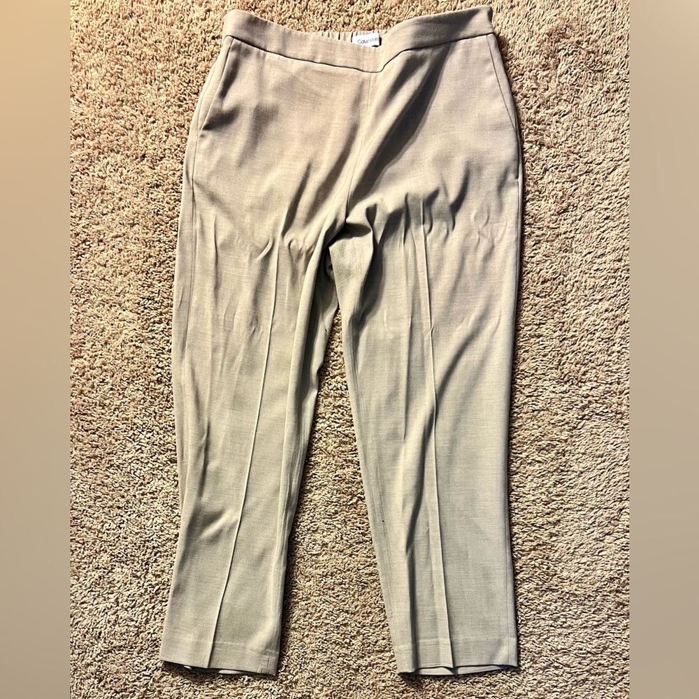 Calvin Klein Side-zip slacks
